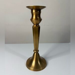 Vintage Elegant Brass Candle Holder 8.1” tall